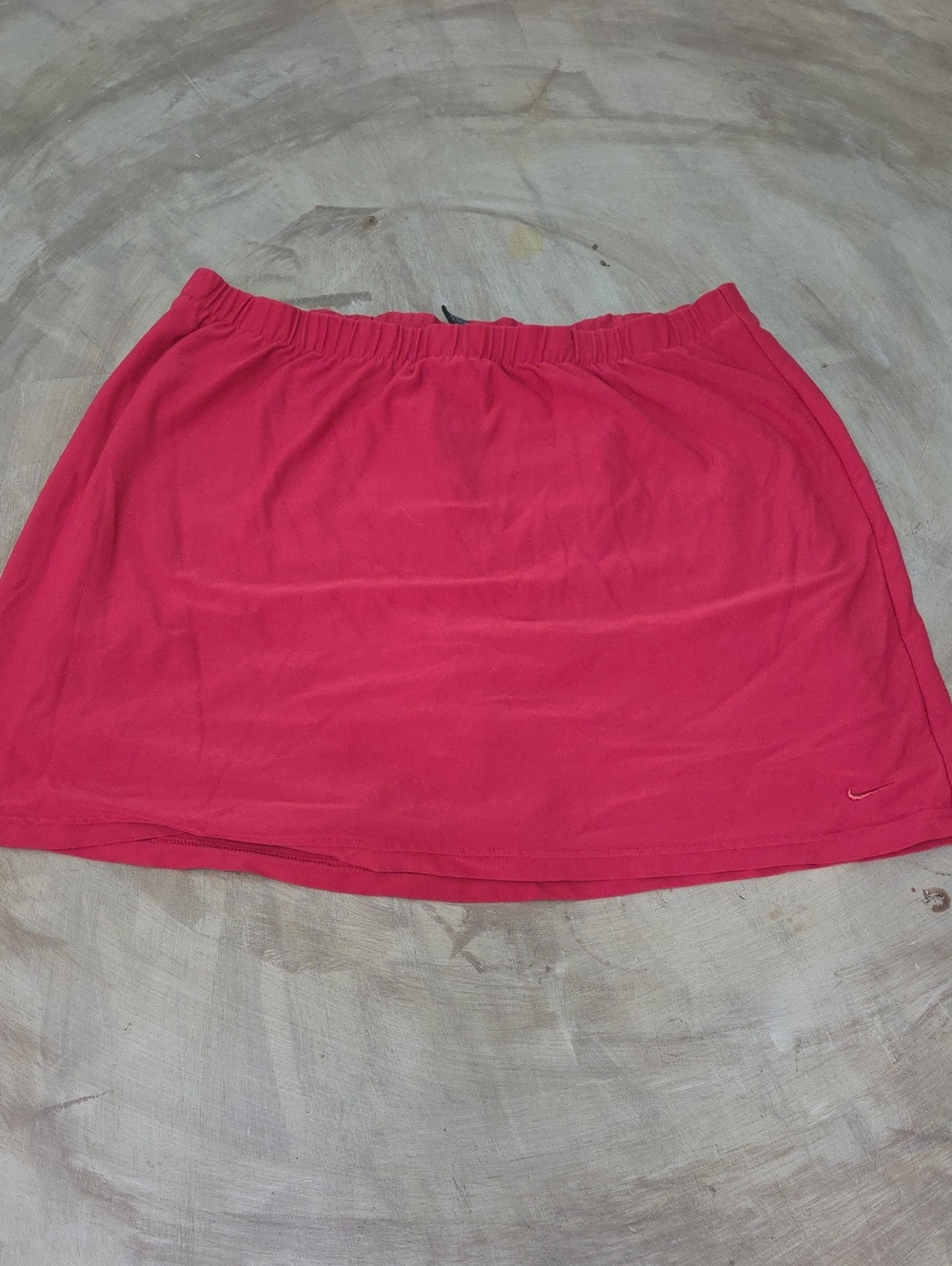 Nike Women's Red Tennis Skirt with Elastic Waistband